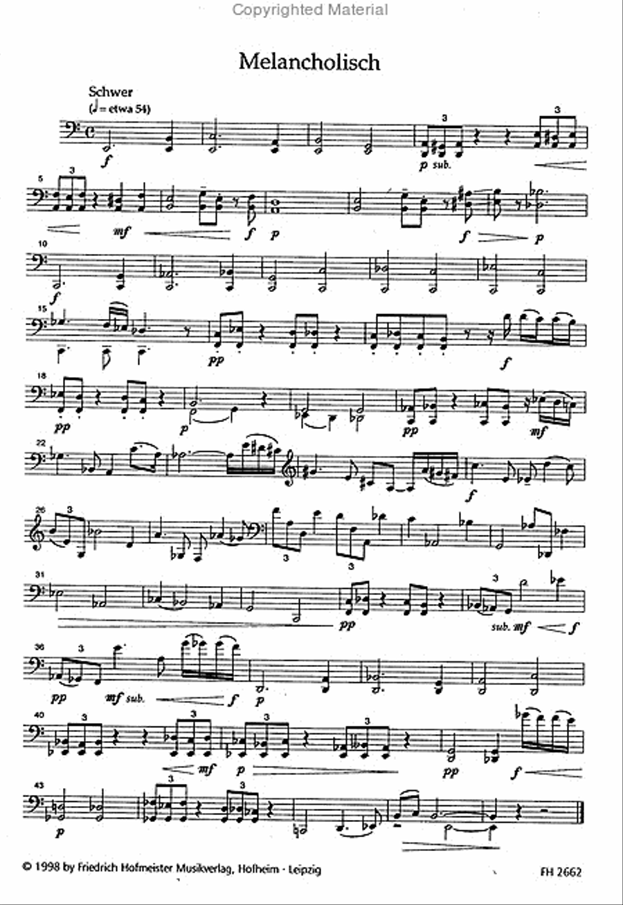 Vier Temperamente Cello scores gallery preview page 2