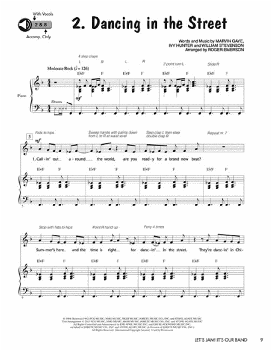 Let's Jam! It's Our Band Choir scores gallery preview page 3