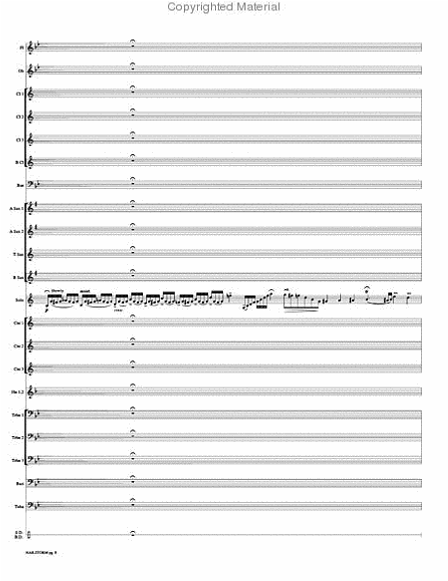 Hailstorm Hailstorm Concert Band scores gallery preview page 11