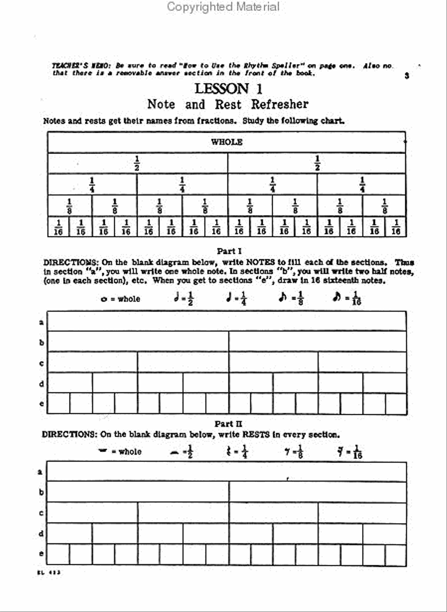 Rhythm Speller Rhythm Speller Piano Method scores gallery preview page 2