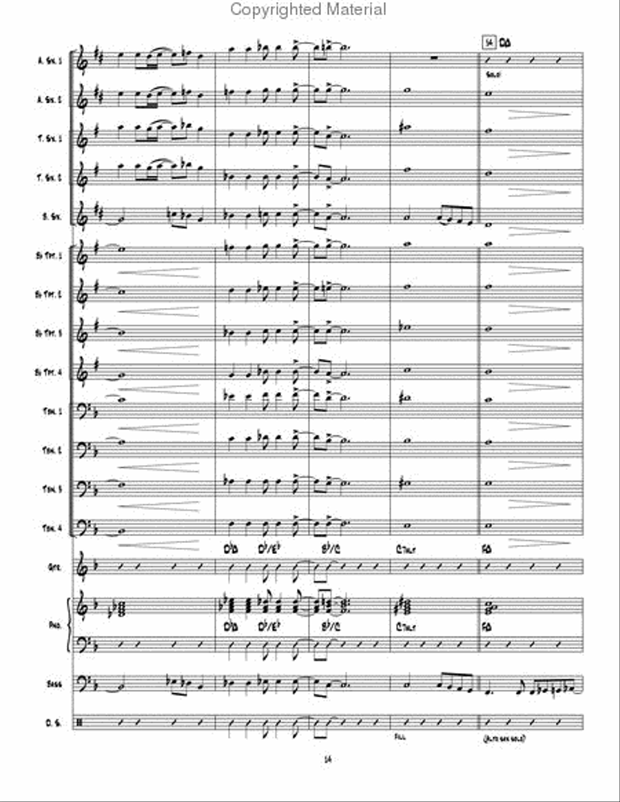 Man Ain't Said My Name Man Ain't Said My Name Jazz Ensemble scores gallery preview page 15