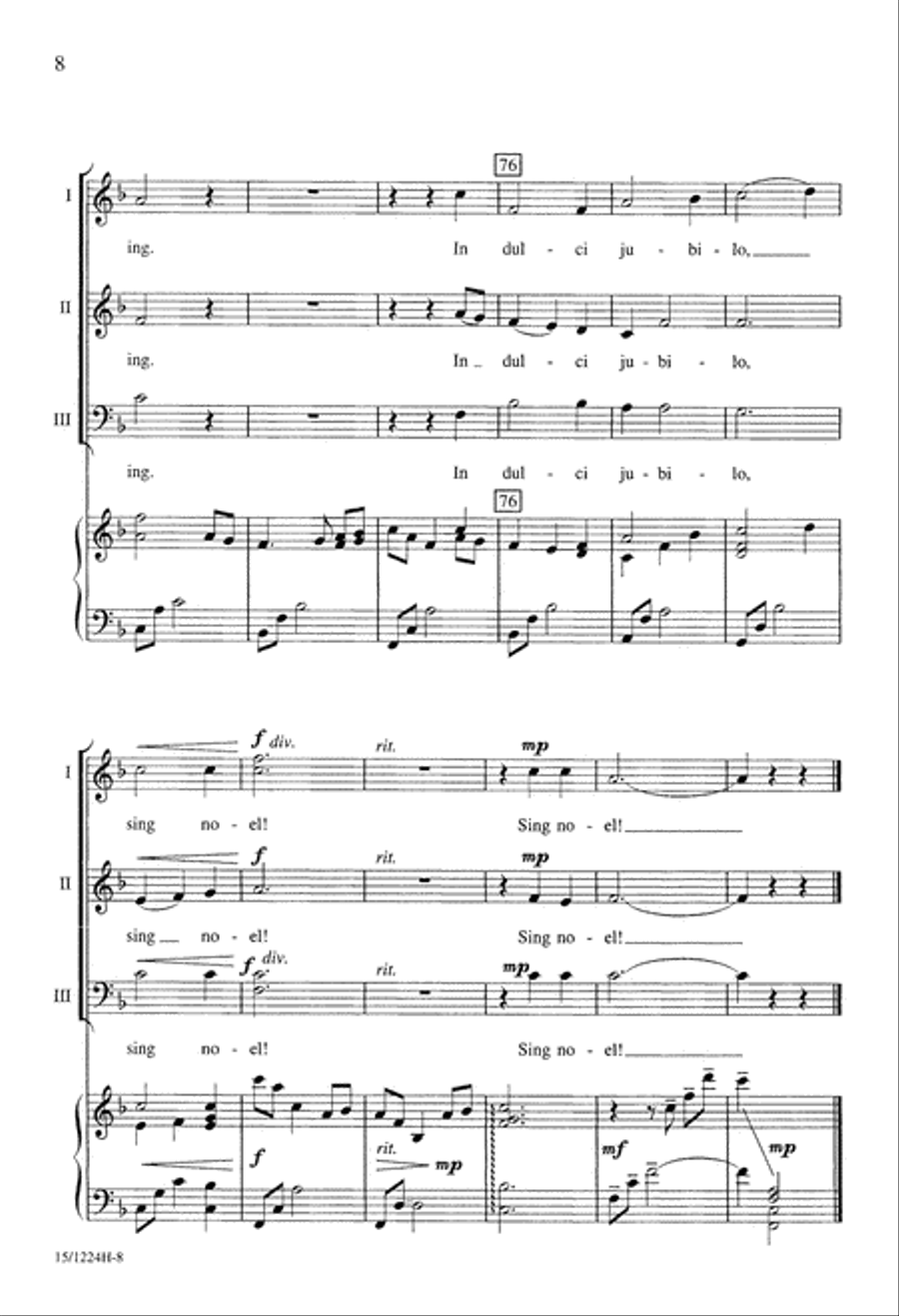 A Carol Tapestry A Carol Tapestry 3-Part scores gallery preview page 8
