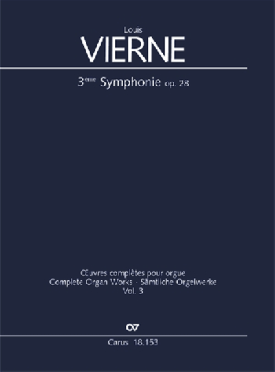 Symphonie Nr. 3 in fis Organ scores gallery preview page 1