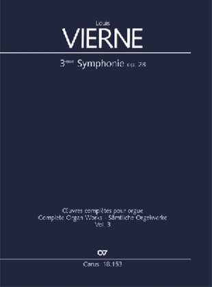 Book cover for Symphonie Nr. 3 in fis