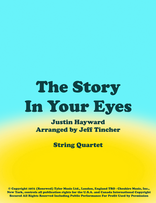 Book cover for The Story In Your Eyes