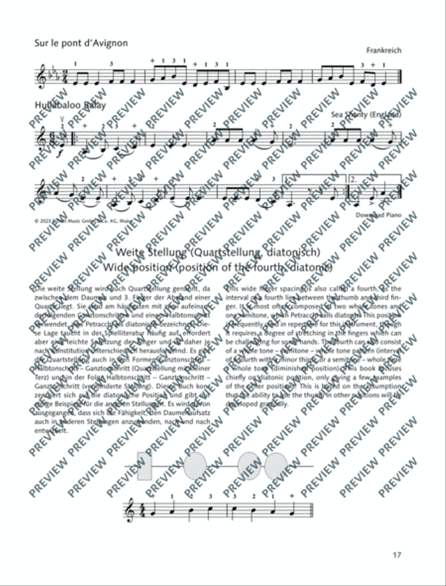 Thumb Position Double Bass scores gallery preview page 18