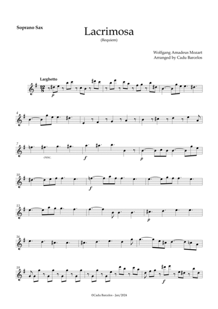 Lacrimosa (Saxophone Quartet) image number null