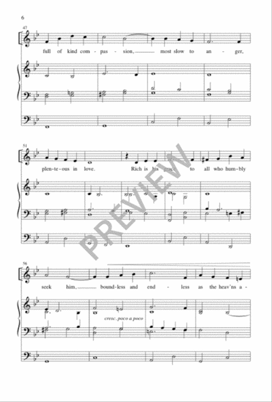 O Come, My Soul, Sing Praise to God O Come, My Soul, Sing Praise to God 4-Part scores gallery preview page 5