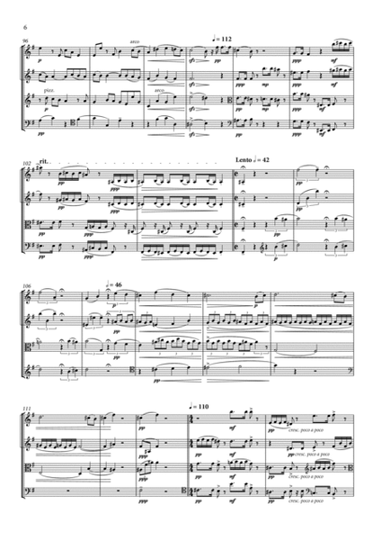 Bella Ciao for string quartet, in the style of Dvorak image number null
