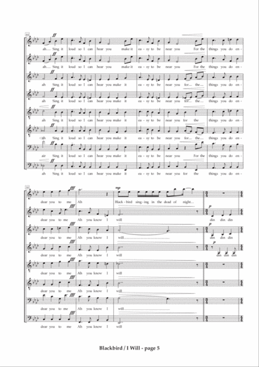 Blackbird Divisi scores gallery preview page 5