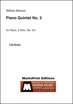 Piano Quintet No. 2 (score)