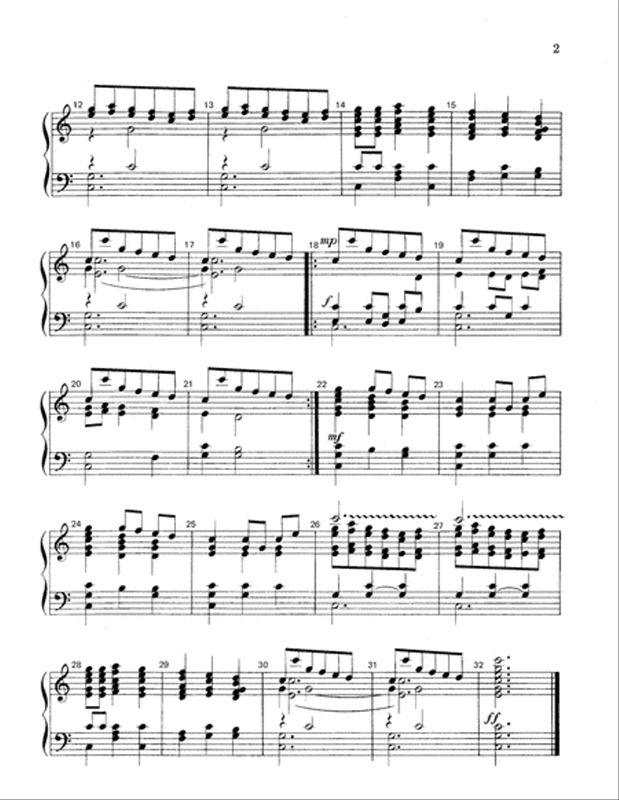 O Come Rejoicing 4-Octaves scores gallery preview page 2