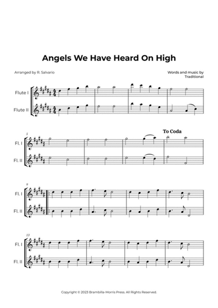 Angels We Have Heard On High (Key of B Major) image number null