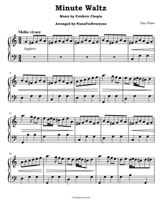Minute Waltz - Chopin (Easy Piano)