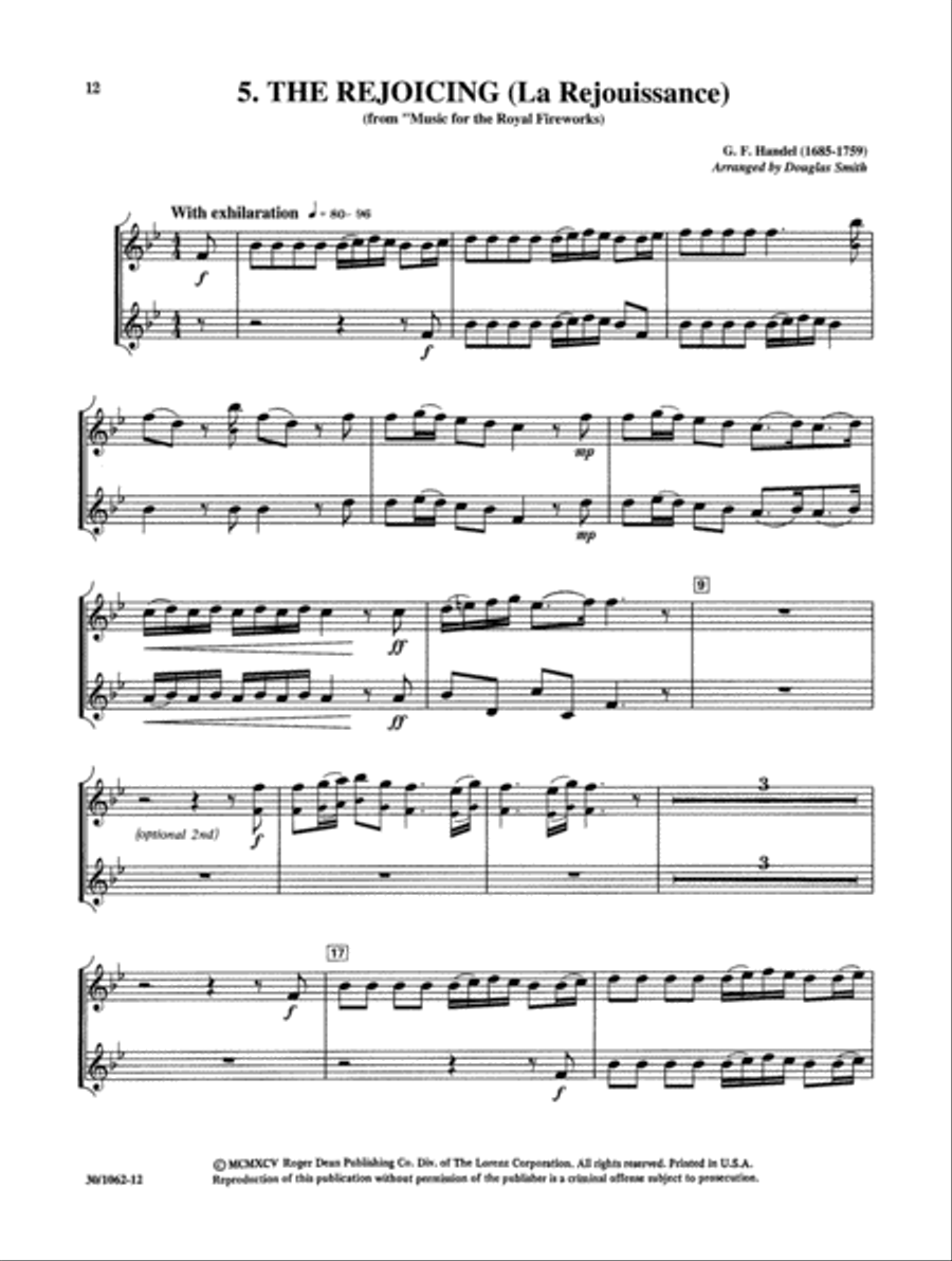 Classics for Trumpet and Keyboard - Trumpet Part Trumpet scores gallery preview page 9