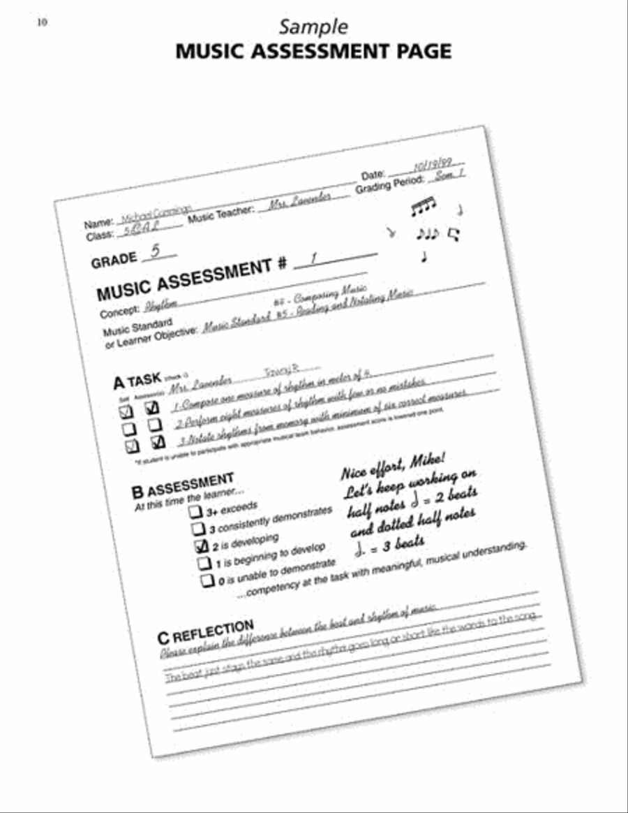 The Ultimate Music Assessment and Evaluation Kit Classroom Materials scores gallery preview page 3