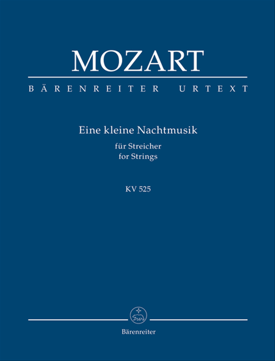 Eine kleine Nachtmusik for Strings and Winds G major KV 525 Double Bass scores gallery preview page 1