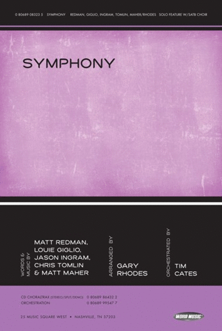 Symphony - CD ChoralTrax