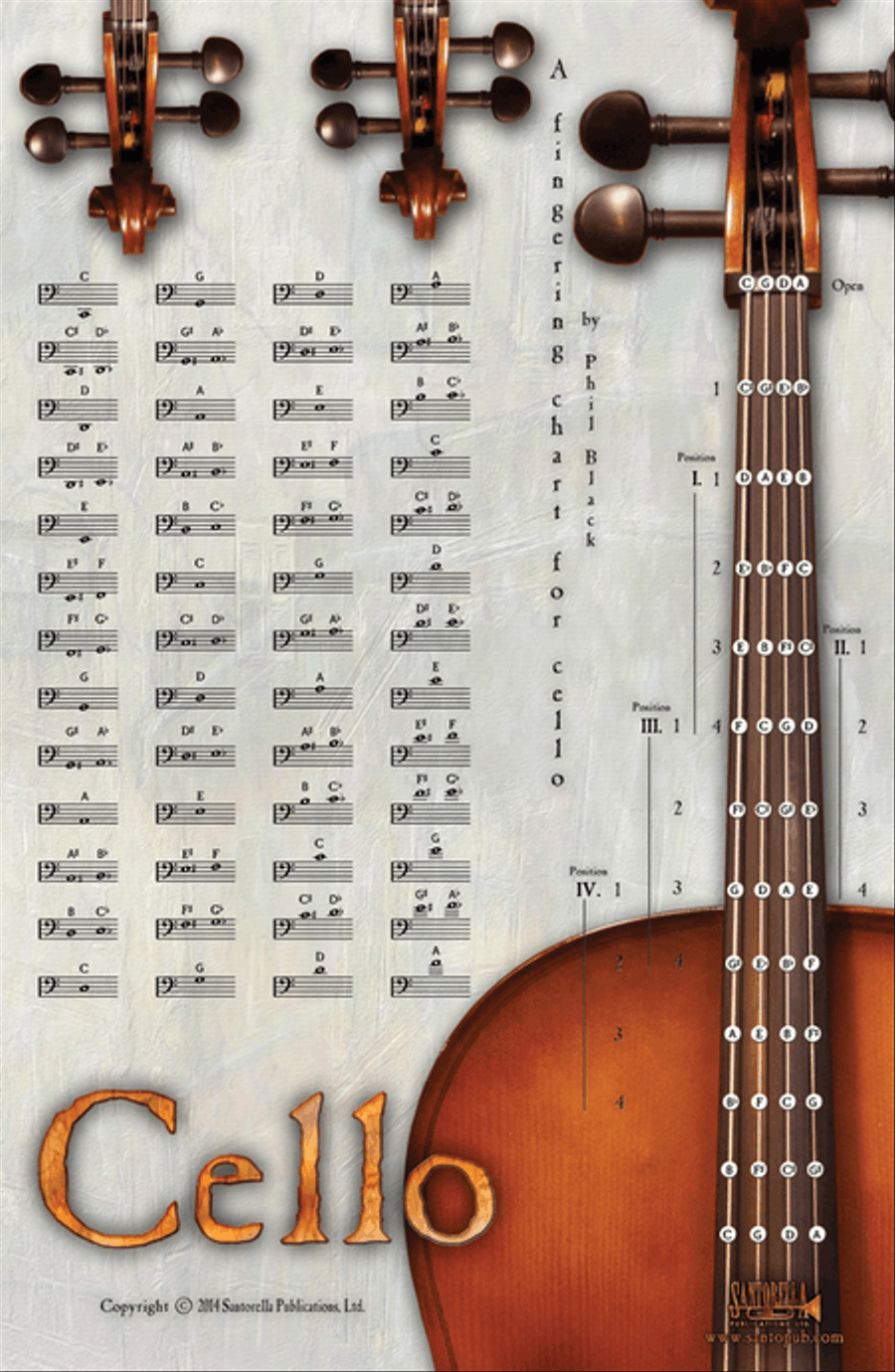 Instrumental Poster Series - Cello Cello scores gallery preview page 1