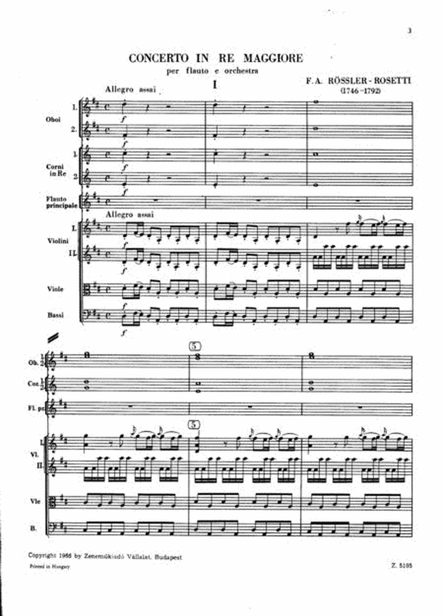 Flute Concerto in D Major