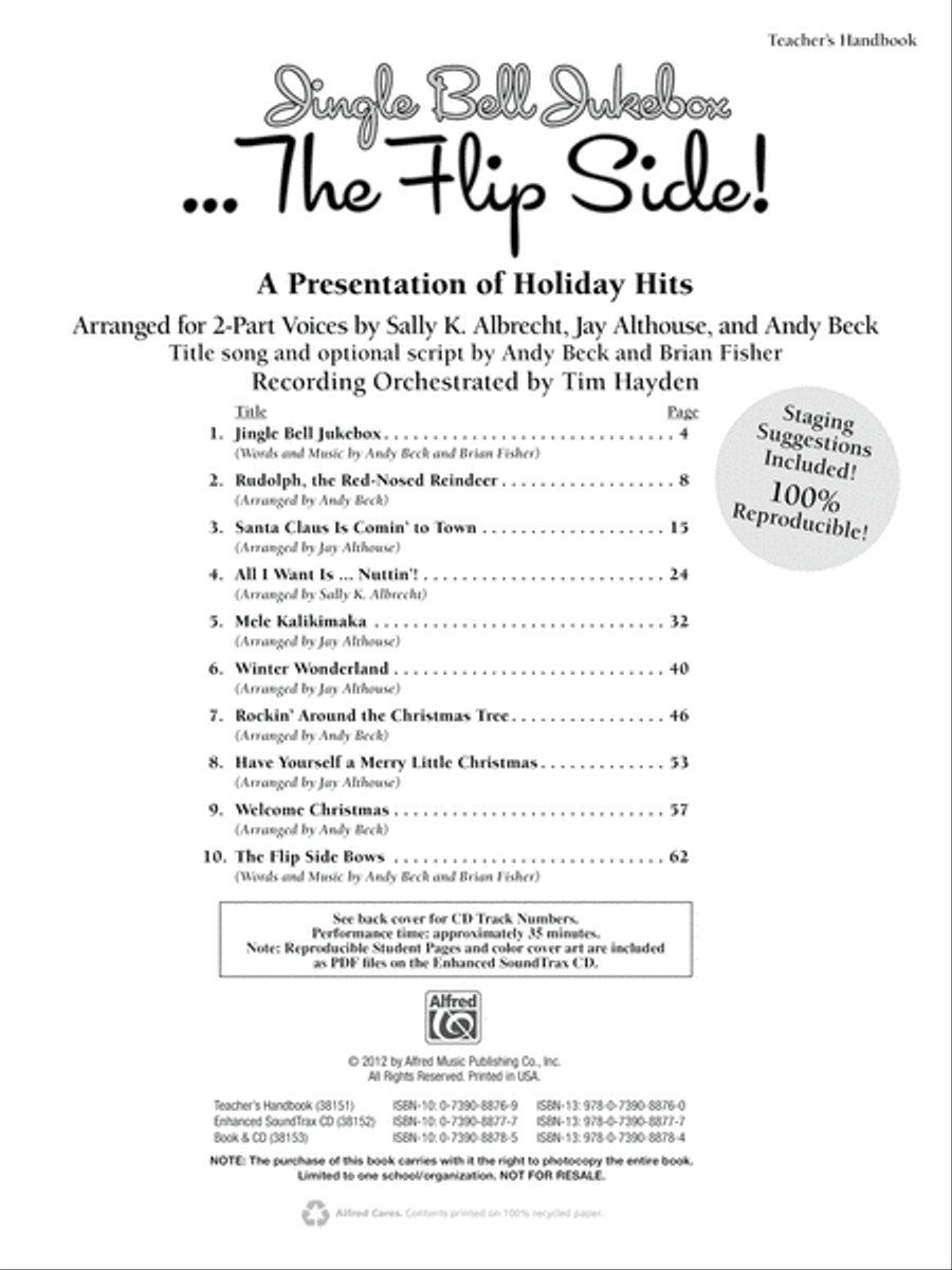 Jingle Bell Jukebox . . . The Flip Side! 2-Part scores gallery preview page 7