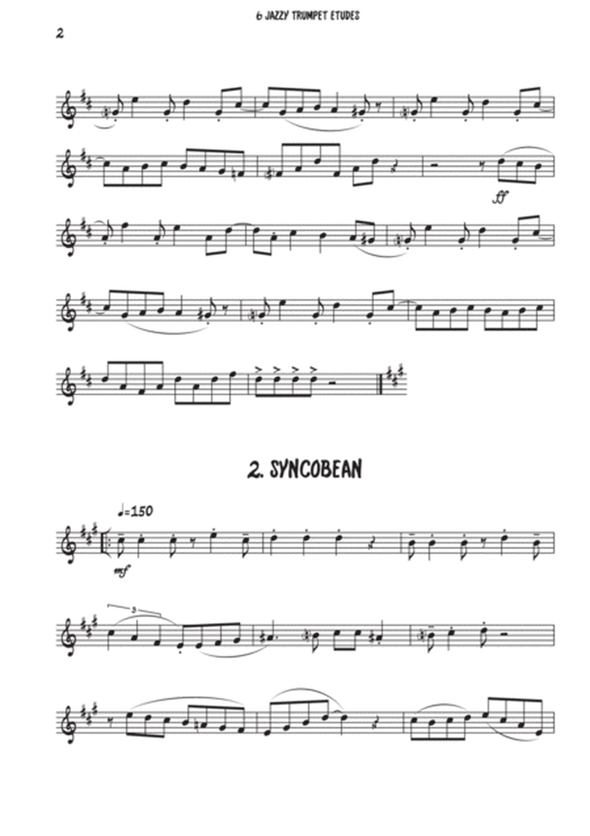 6 jazzy Trumpet etudes