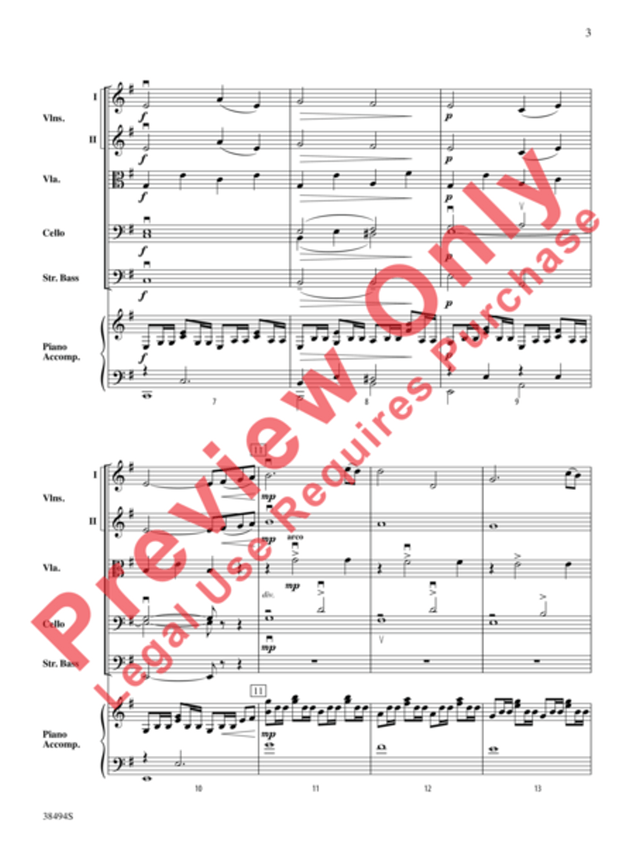 Cavatina Cavatina String Orchestra scores gallery preview page 4