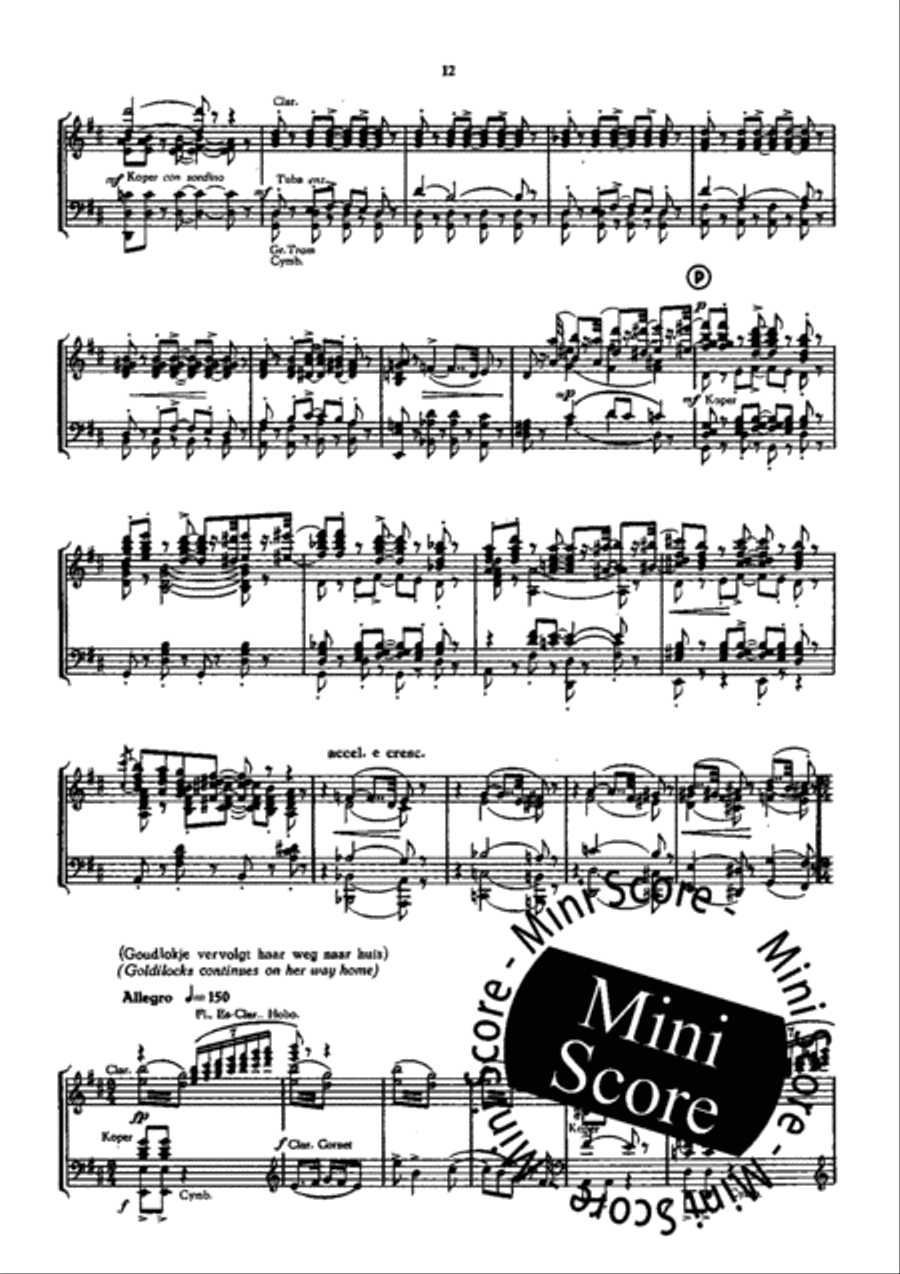 The Three Bears Concert Band scores gallery preview page 13