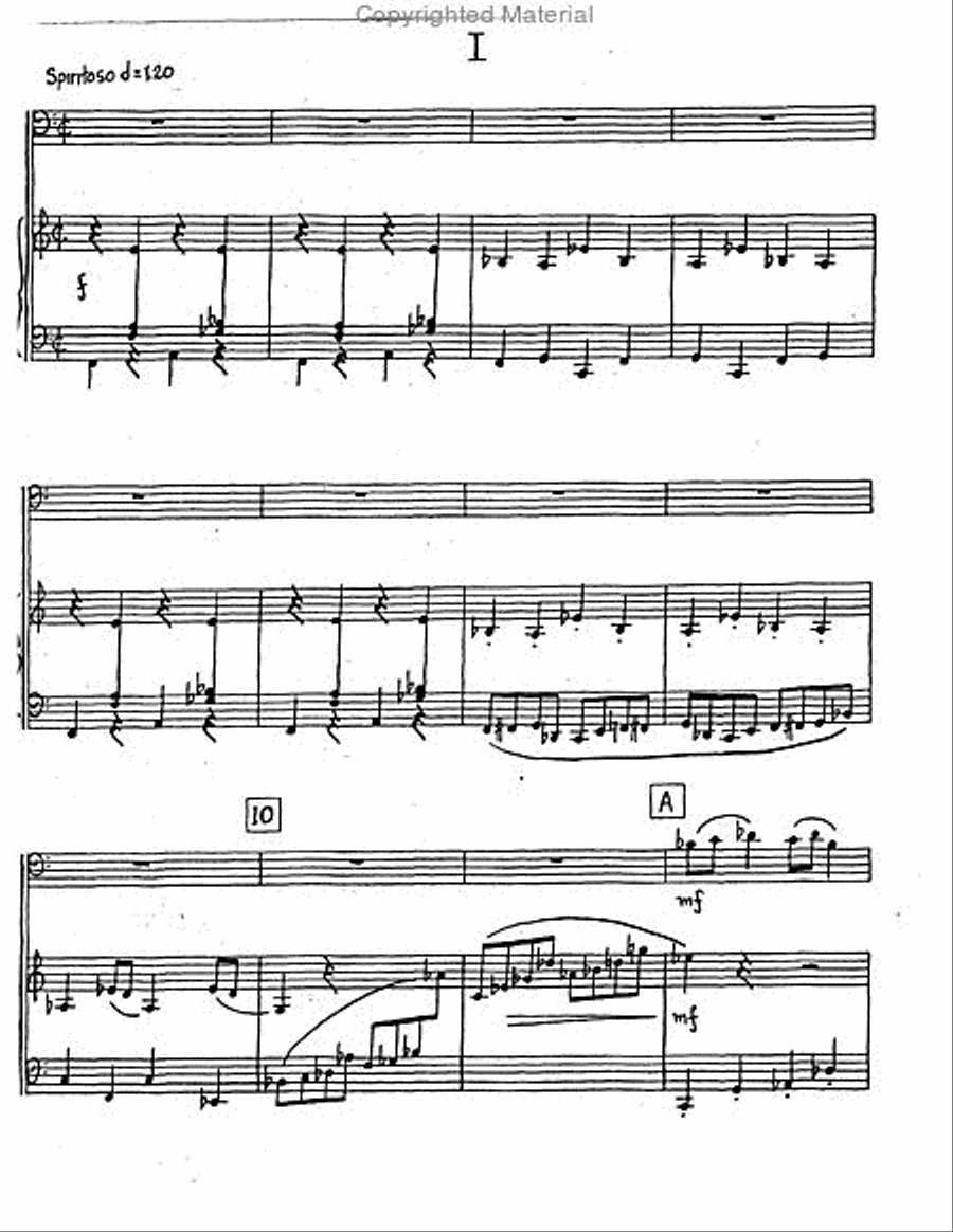 Bagatelles Euphonium scores gallery preview page 3