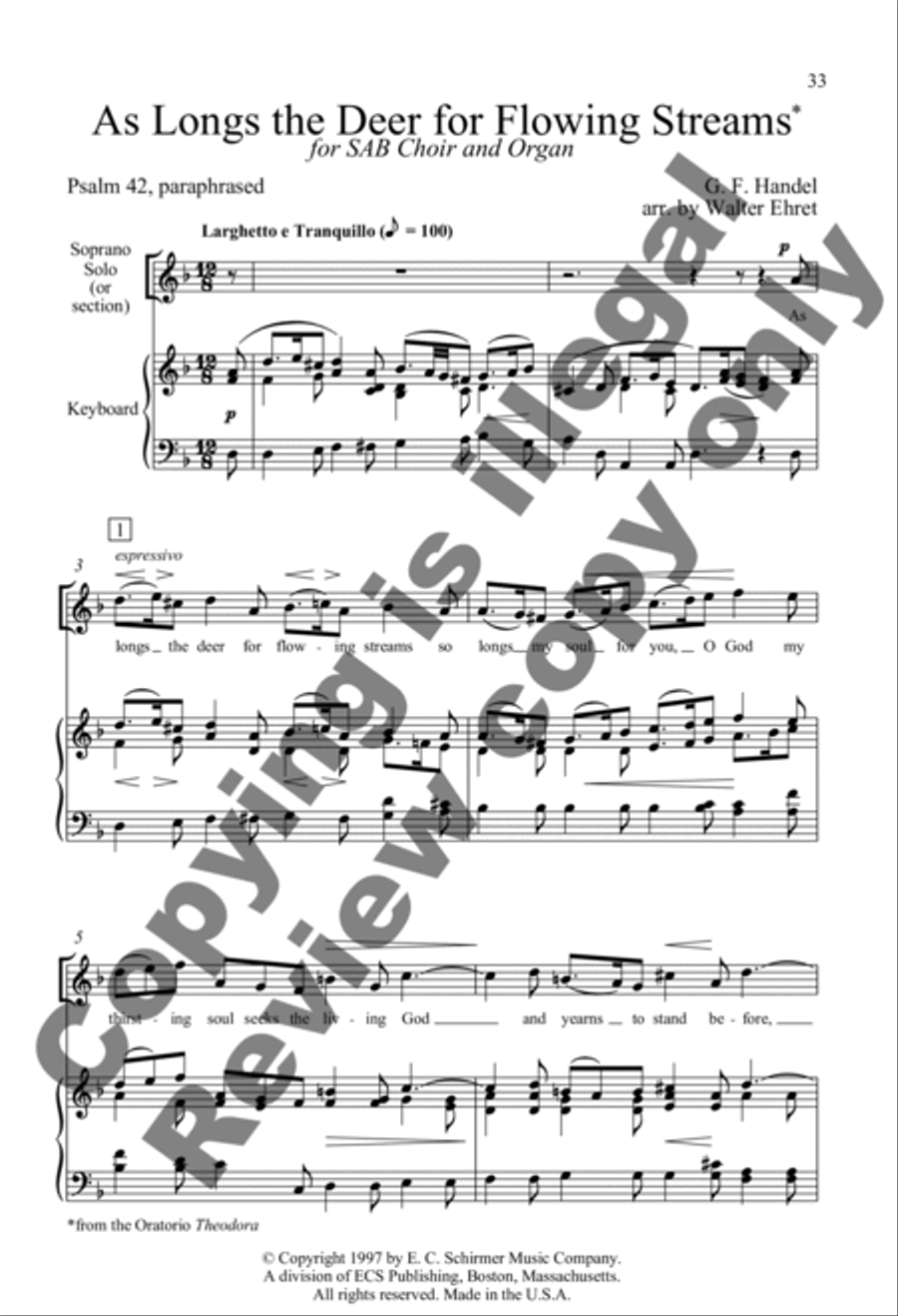 Somerset Anthem Books, Volume V (General) 3-Part scores gallery preview page 17