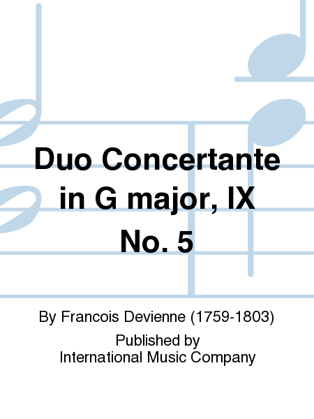 Duo Concertante in G major, IX No. 5 (STALLMAN)