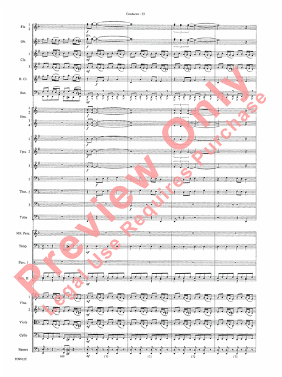 Selections from Star Wars: Episode I The Phantom Menace Full Orchestra scores gallery preview page 35