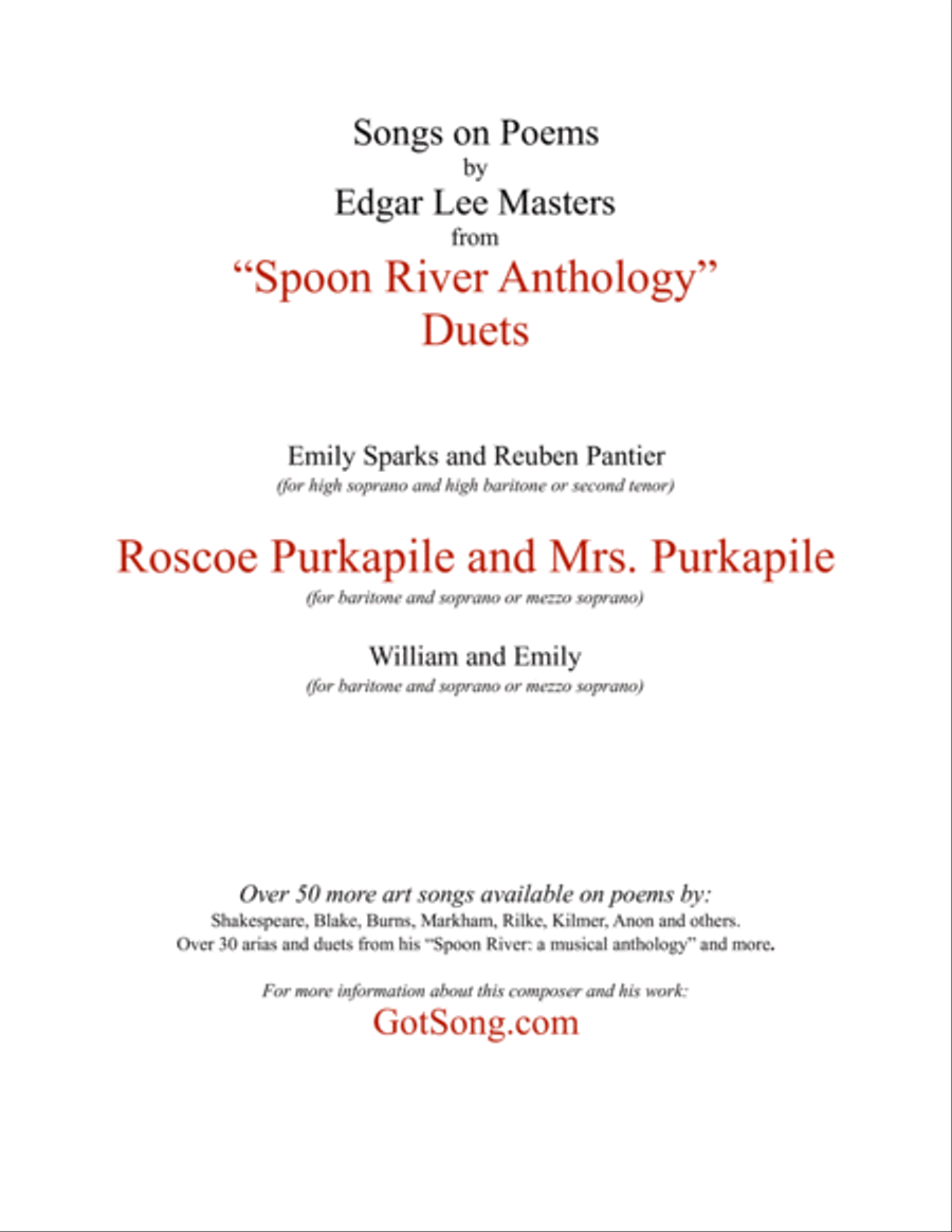 Roscoe and Mrs. Purkapile from 