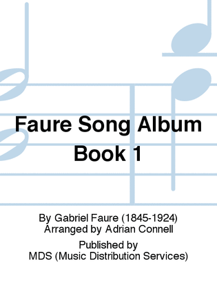 Book cover for Faure Song Album Book 1