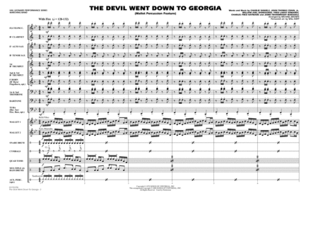 The Devil Went Down to Georgia - Full Score