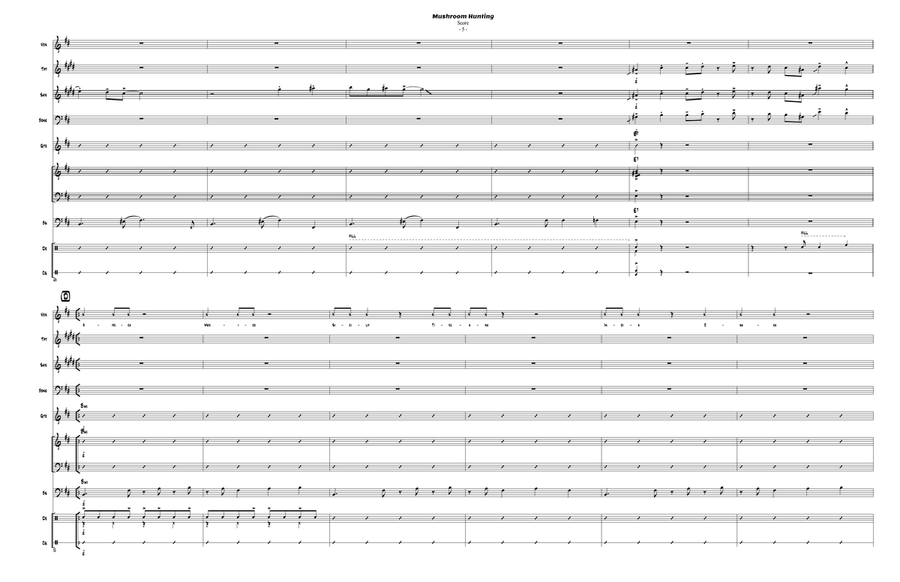 Mushroom Hunting Mushroom Hunting Jazz Ensemble scores gallery preview page 6