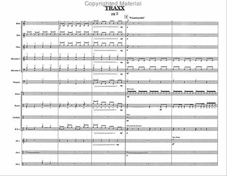 Traxx Percussion Ensemble scores gallery preview page 4