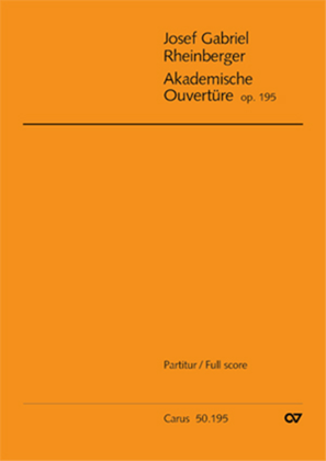 Book cover for Academic Overture (Akademische Ouverture)