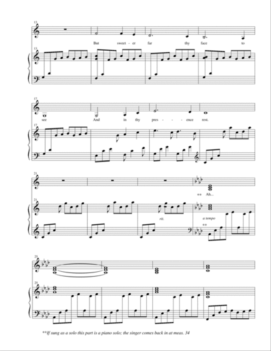 Jesus, the Very Thought of Thee Voice scores gallery preview page 2
