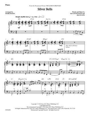 Silver Bells (arr. Mark Hayes) - Piano