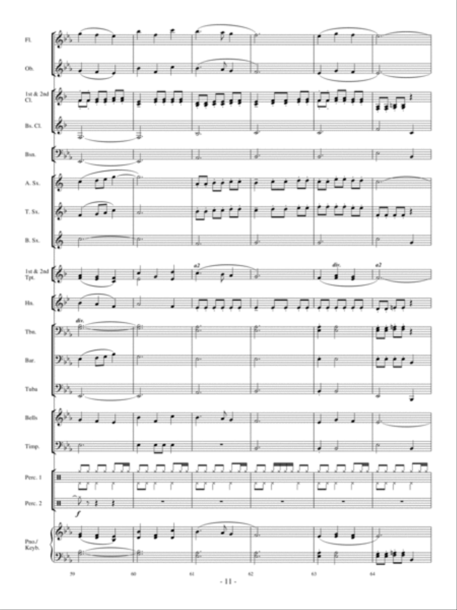 Wonders of the Universe Concert Band - Sheet Music page 10