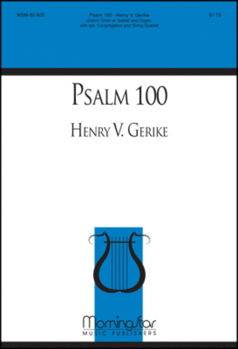 Psalm 100 (Choral Score) image number null
