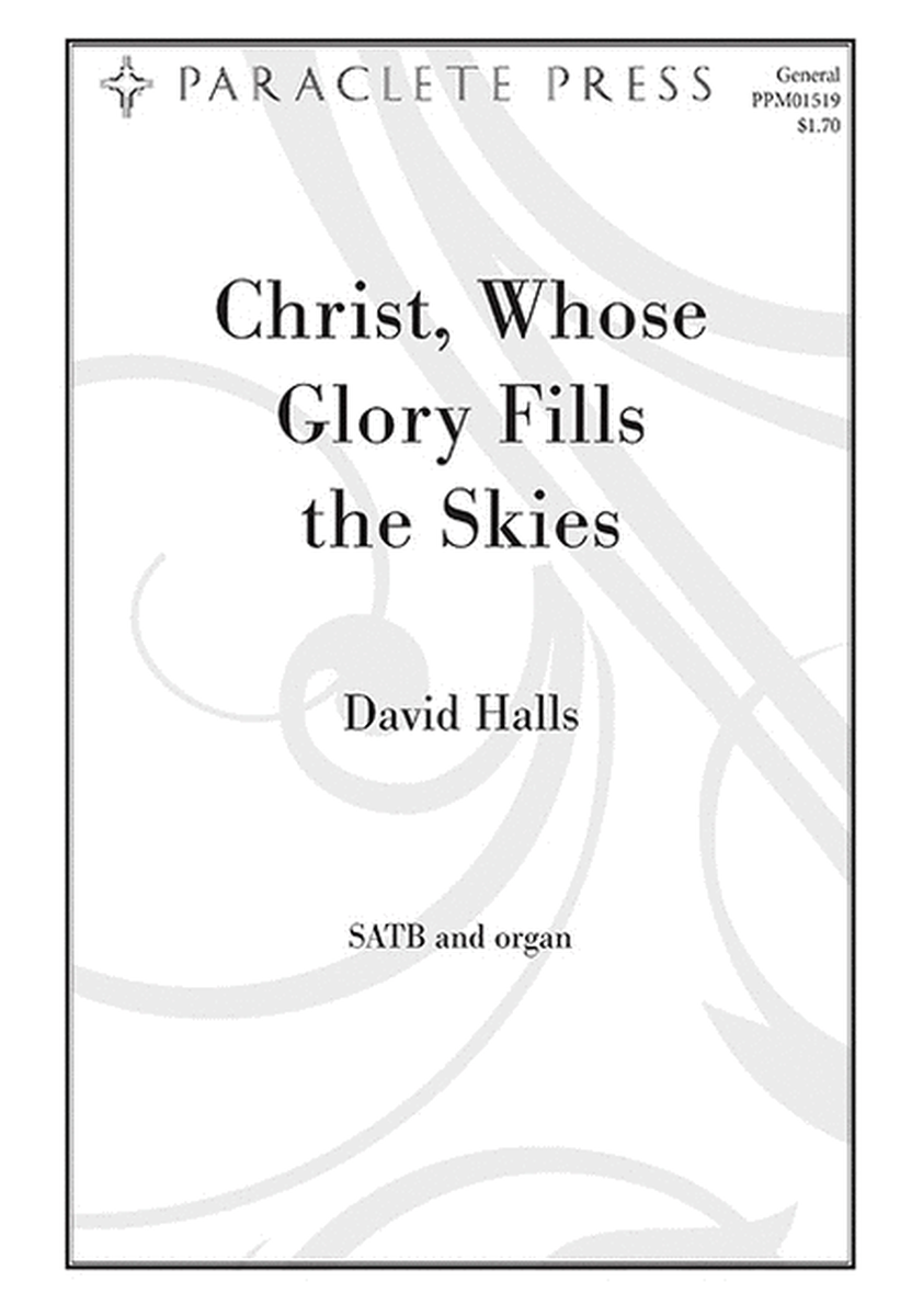 Christ Whose Glory Fills the Skies image number null