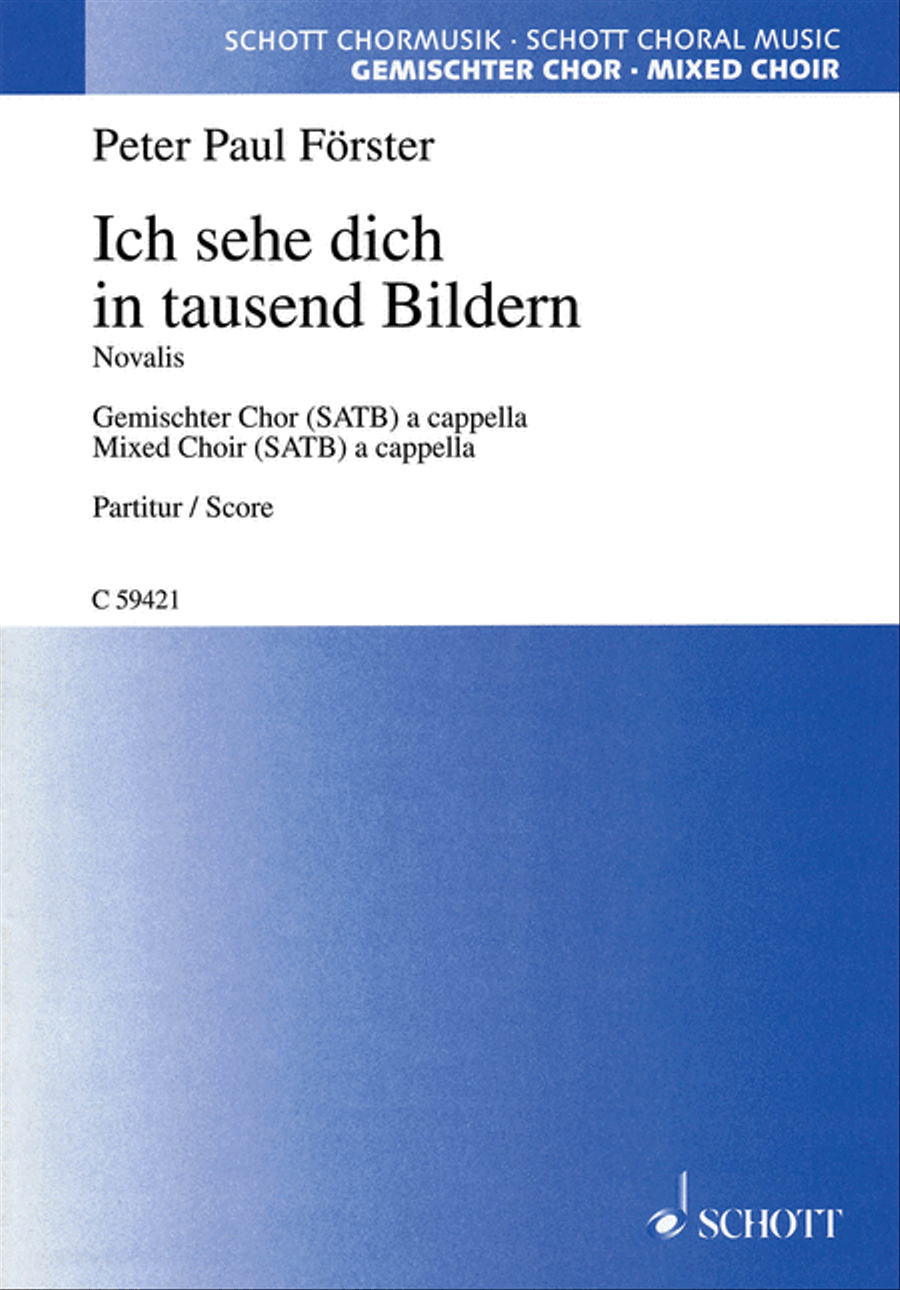 Ich Sehe Dich In Tausend Bildern 4-Part scores gallery preview page 1