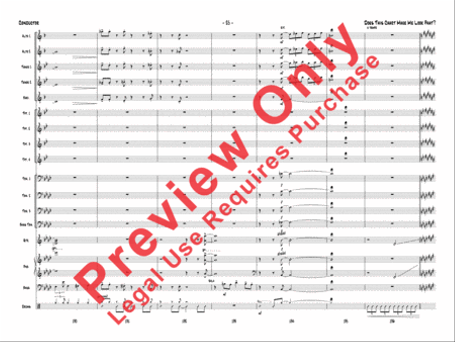 Does This Chart Make Me Look Phat? Jazz Ensemble scores gallery preview page 46