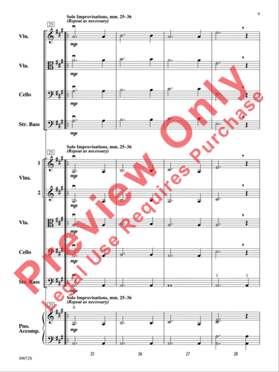 Arizona Sun String Orchestra scores gallery preview page 10