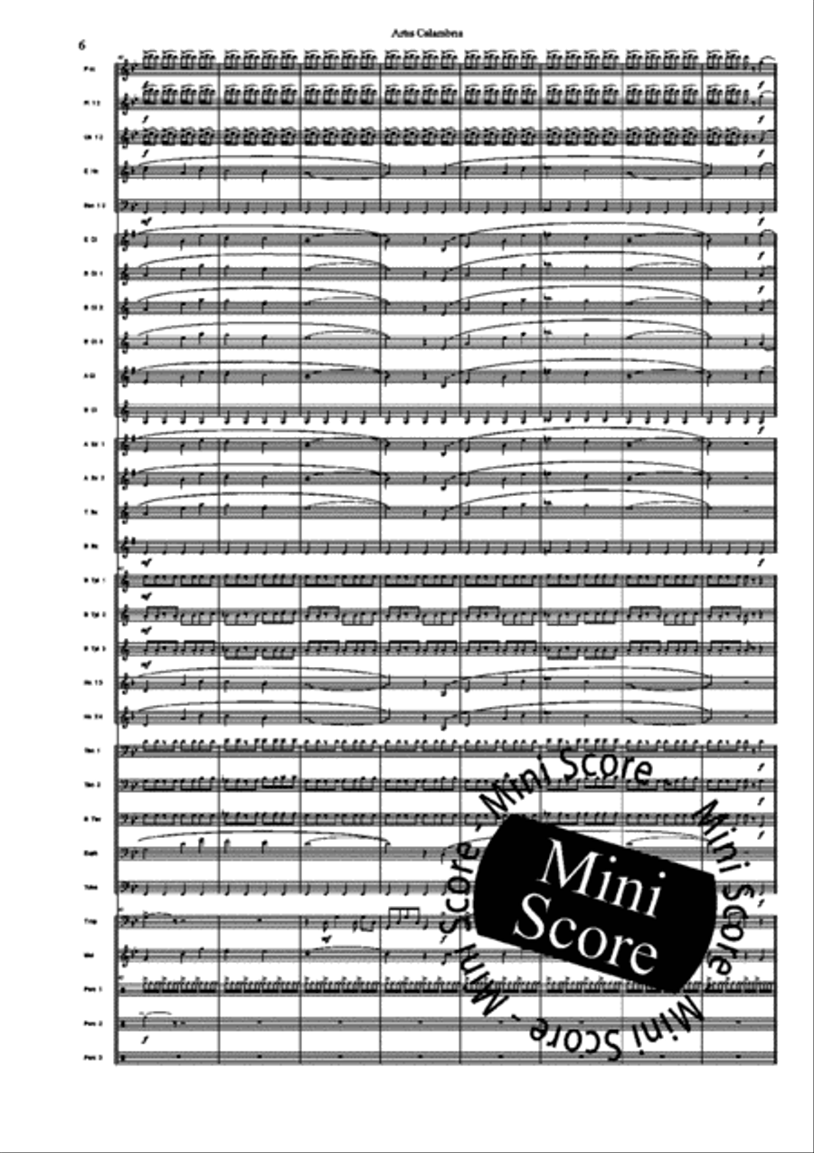 Artis Calambria Concert Band scores gallery preview page 8