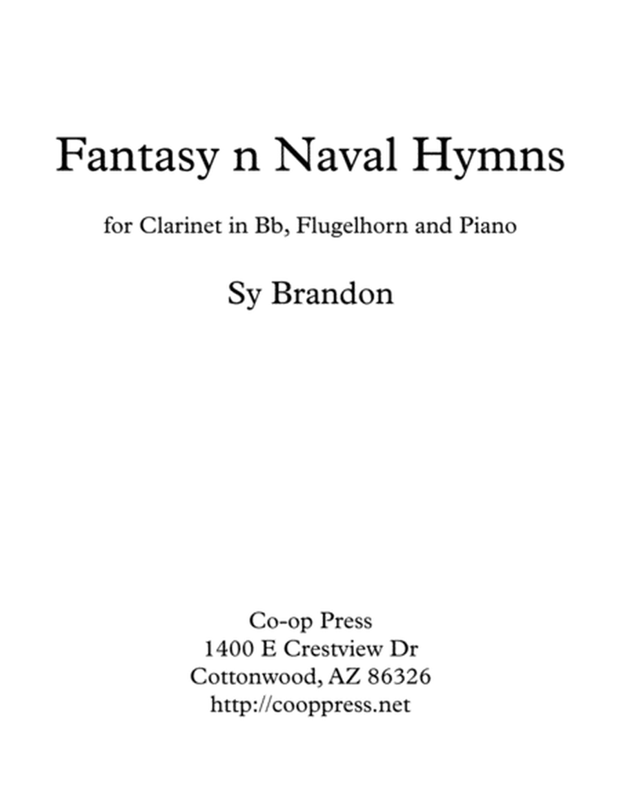 Fantasy on Naval Hymns for Clarinet, Flugel Horn, and Piano image number null
