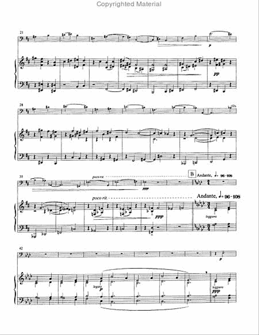 Concerto for Euphonium Concerto for Euphonium Euphonium scores gallery preview page 3