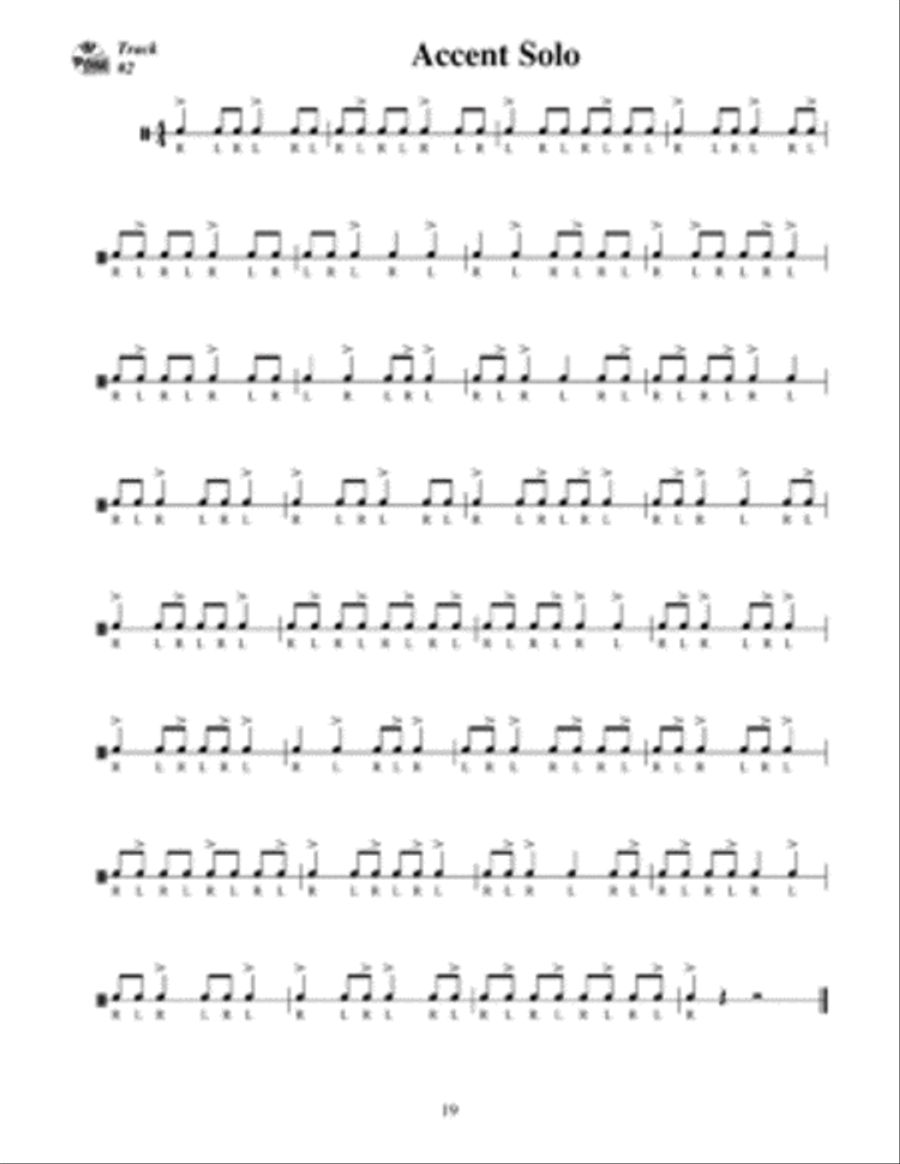 Rudimental Drum Method for the Intermediate Drummer Snare Drum scores gallery preview page 2